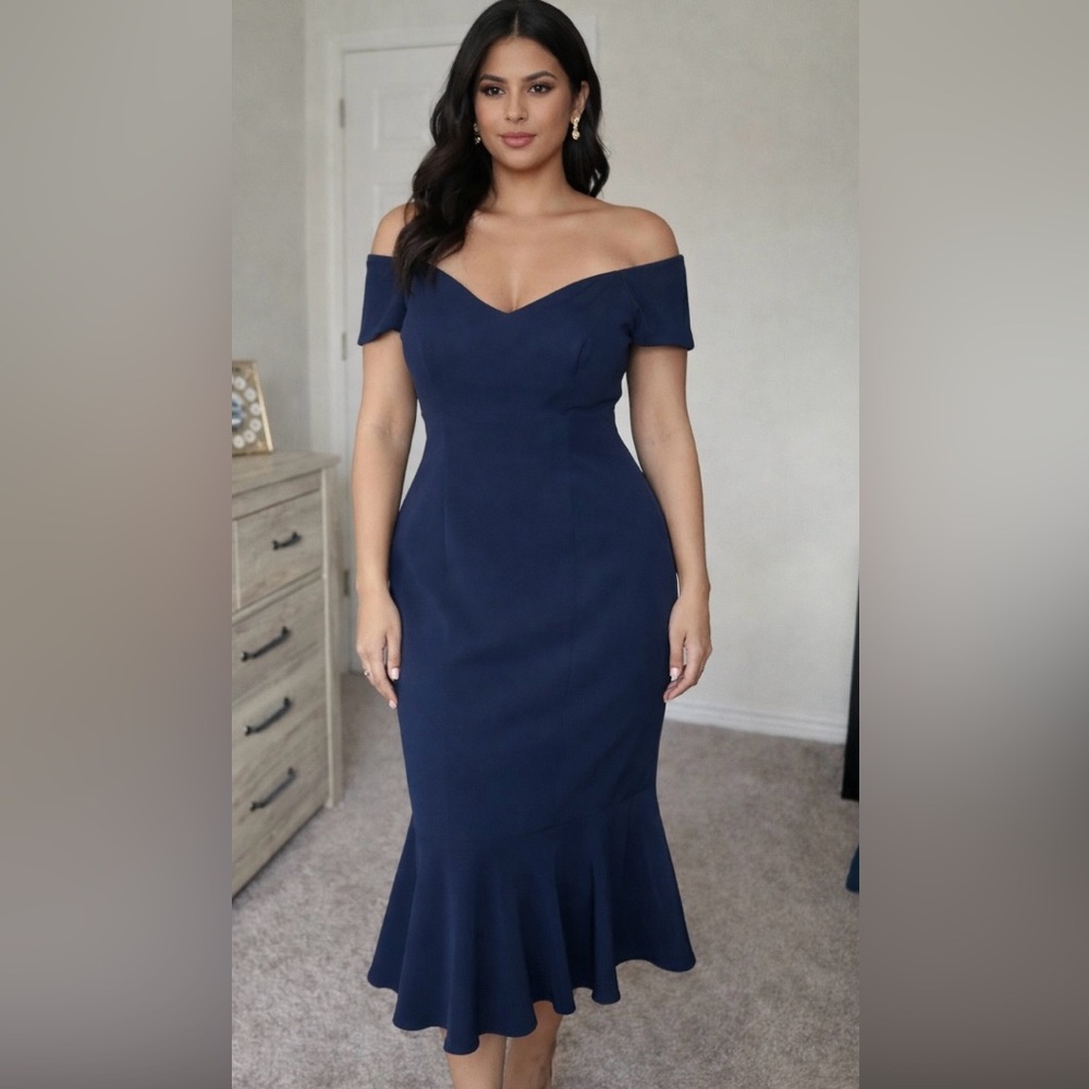 Maggy London Midnight Blue Dress